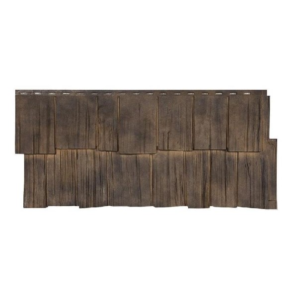 Фасадная панель T-Сайдинг- Щепа Дуб ЭКО-2 Орех купить в Кашире