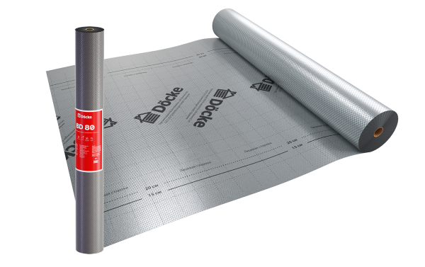 Пароизоляционная пленка Docke, BD 80 (повышенной прочности) купить в Кашире