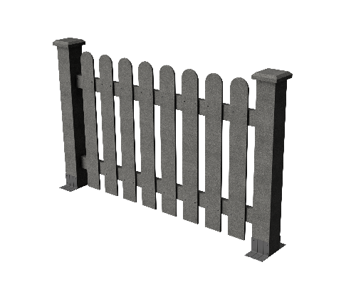 Ограждения декоративное ДПК GRINDERDECO  Сежурне серый базальт купить в Кашире