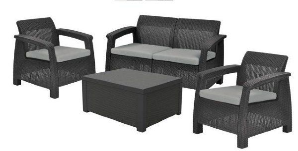 Комплект Corfu box set со столиком-ящиком для подушек (Европа) купить в Кашире