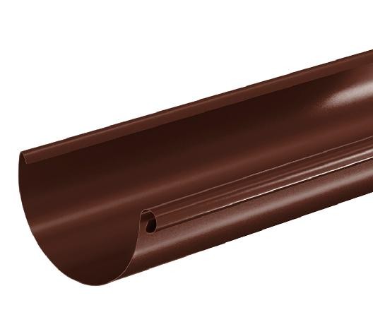 Водосток Aquasistem, система 125x90 - Водосточный желоб 3.00м RAL 8017 Коричневый купить в Кашире