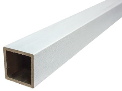 Столб опорный ДПК GardenParkett Белый купить в Кашире