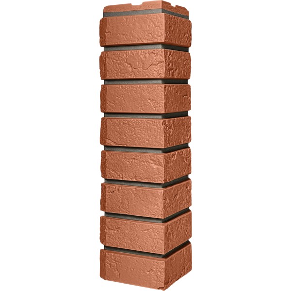 Угол наружный ДАЧНЫЙ Серия Баварский кирпич Терракотовый купить в Кашире