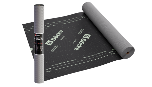 Супердиффузионная мембрана Docke, АT 150 EL трёхслойная, (универсальная с клеевой полосой) купить в Кашире