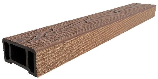 Перила ДПК 3D GardenParkett фактура дерева Светло-коричневый купить в Кашире