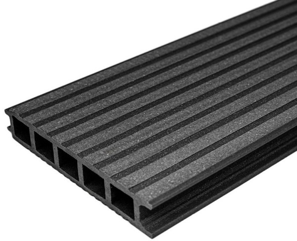 Террасная доска из ДПК бесшовная holzhof, Антрацит купить в Кашире