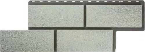 Фасадная панель Альта-Профиль Неаполитанский камень - Белый купить в Кашире