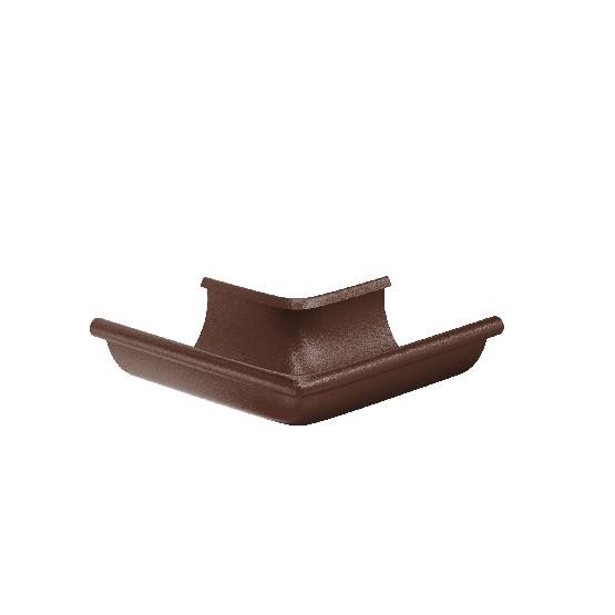 Водосток Aquasistem, Система 150/100 - Угол желоба, наружный 90° RAL 8017 Коричневый matt купить в Кашире