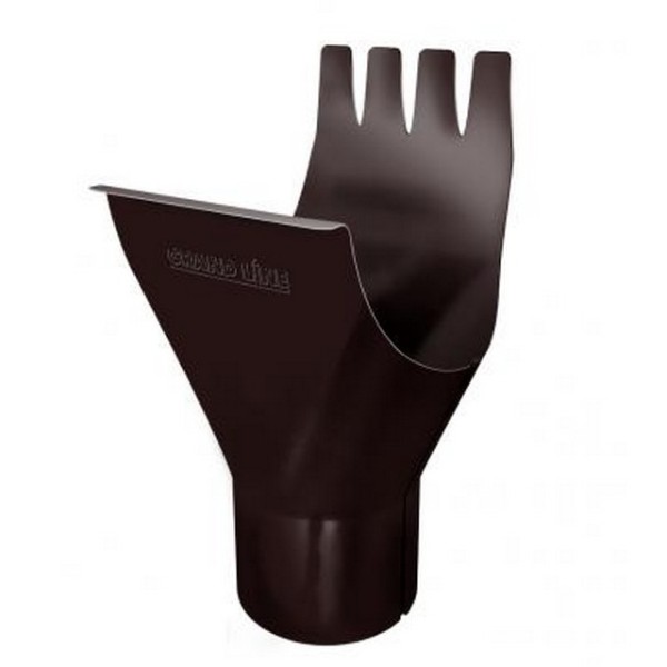 Водосток Grand Line 125x90 – Воронка желоба RAL 8017 купить в Кашире