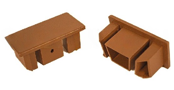 Заглушка для перил торцевая из алюминия GardenParkett Орех купить в Кашире