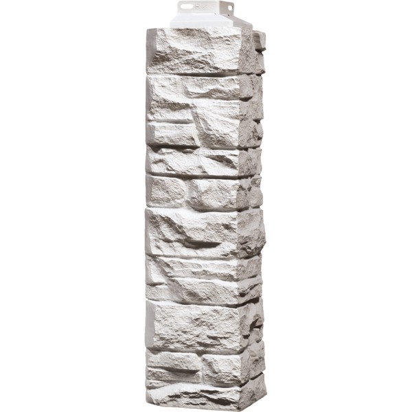 Угол наружный FineBer, Скала, Мелованный белый купить в Кашире