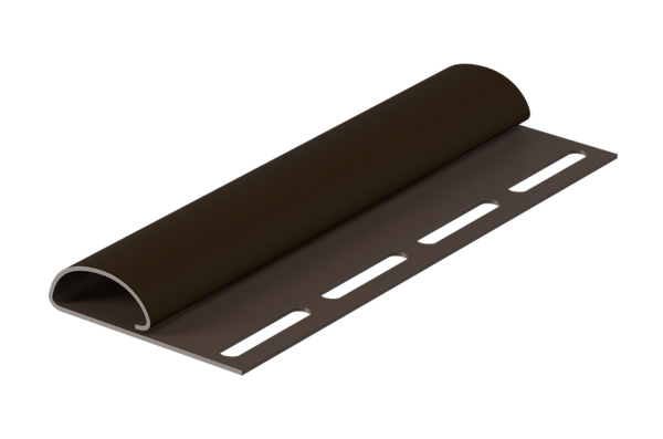 Финишная планка для сайдинга Элит, Коричневая купить в Кашире