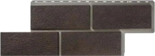 Фасадная панель Альта-Профиль Неаполитанский камень - Коричневый купить в Кашире