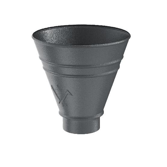 Водосток Aquasistem, Система 150/100 - Воронка водосборная круглая RR 23 Маренго matt купить в Кашире