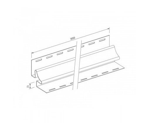Внутренний угол для винилового сайдинга VOX STANDART купить в Кашире