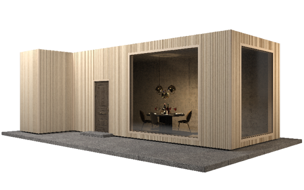 Фасадная панель GRINDERDECO, ДПК,двухсторонняя Выбеленный дуб купить в Кашире