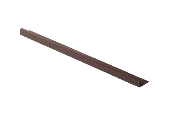 Профиль финишный,алюминиевый, бурый купить в Кашире