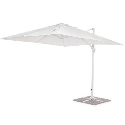 Зонт РИМ 3х3м Белый Квадратный.