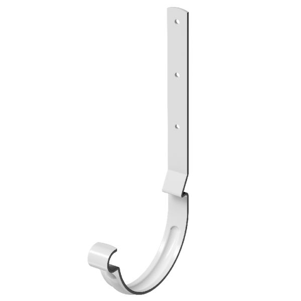 Карнизный крюк длинный D125 Döcke STAL PREMIUM Пломбир, (RAL 9010) купить в Кашире