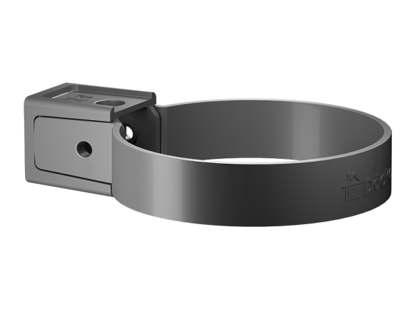 Хомут универсальный для водосточной трубы Docke Premium Графит купить в Кашире