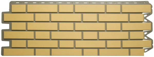 Фасадная панель Альта-Профиль, Кирпич Клинкерный, Желтый купить в Кашире