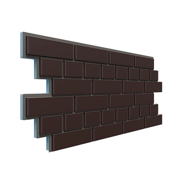 Фасадная термопанель Доломит кирпич 20мм Коричневый купить в Кашире