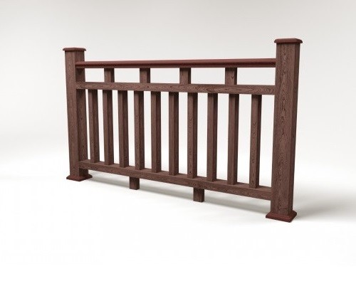 Ограждение из ДПК FG8 шоколад купить в Кашире