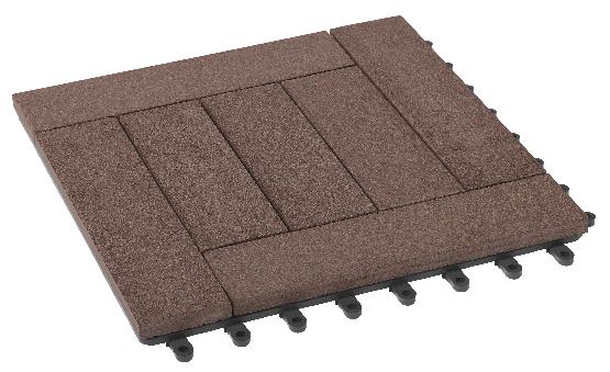 Модульный паркет ДПК GRINDERDECO Комфорт 6 Шоколад купить в Кашире