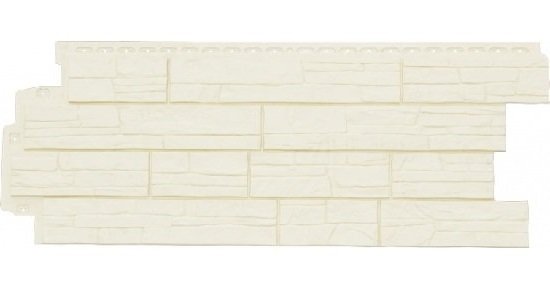 Фасадная панель Grand Line Сланец молочный купить в Кашире