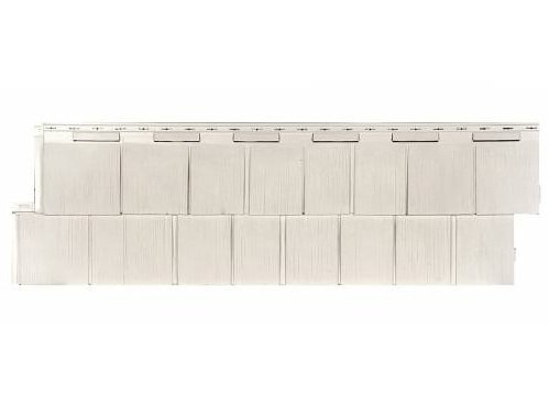 Фасадная панель T-Сайдинг-Щепа пихта ЭКО-1 Белый купить в Кашире