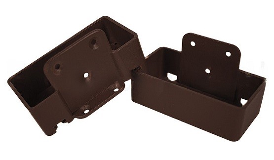 Крепление перил прямое из алюминия GardenParkett Венге купить в Кашире