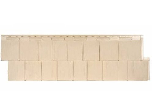 Фасадная панель T-Сайдинг-Щепа пихта ЭКО-1 Желтый купить в Кашире