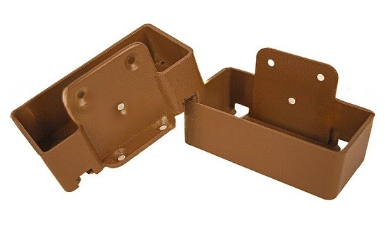 Крепление перил прямое из алюминия GardenParkett Орех купить в Кашире