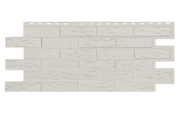 Фасадная панель T-Siding Кирпич Саман Эко Уайт купить в Кашире