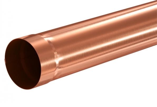 Водосток Aquasistem, система 125x90 - Водосточная труба 3 метра медная купить в Кашире