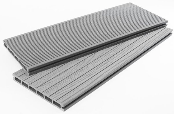 Террасная доска ДПК - ДеревоПласт- DP Standart+ серый купить в Кашире