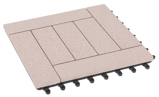 Модульный паркет ДПК GRINDERDECO Комфорт 6 Выбеленный дуб купить в Кашире