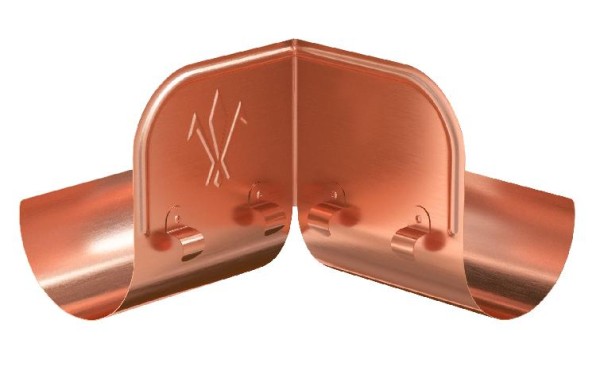 Водосток Aquasistem, система 150/100 - Ограничитель перелива угловой медный купить в Кашире