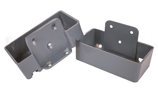 Крепление перил прямое из алюминия GardenParkett Серый купить в Кашире