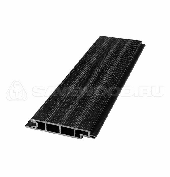 Террасная доска из ДПК SW Padus радиальный распил «SaveWood» черный купить в Кашире