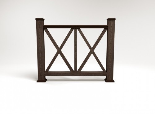 Ограждение из ДПК FG7 венге купить в Кашире